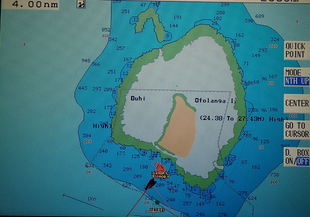 Chart of Ofolanga island